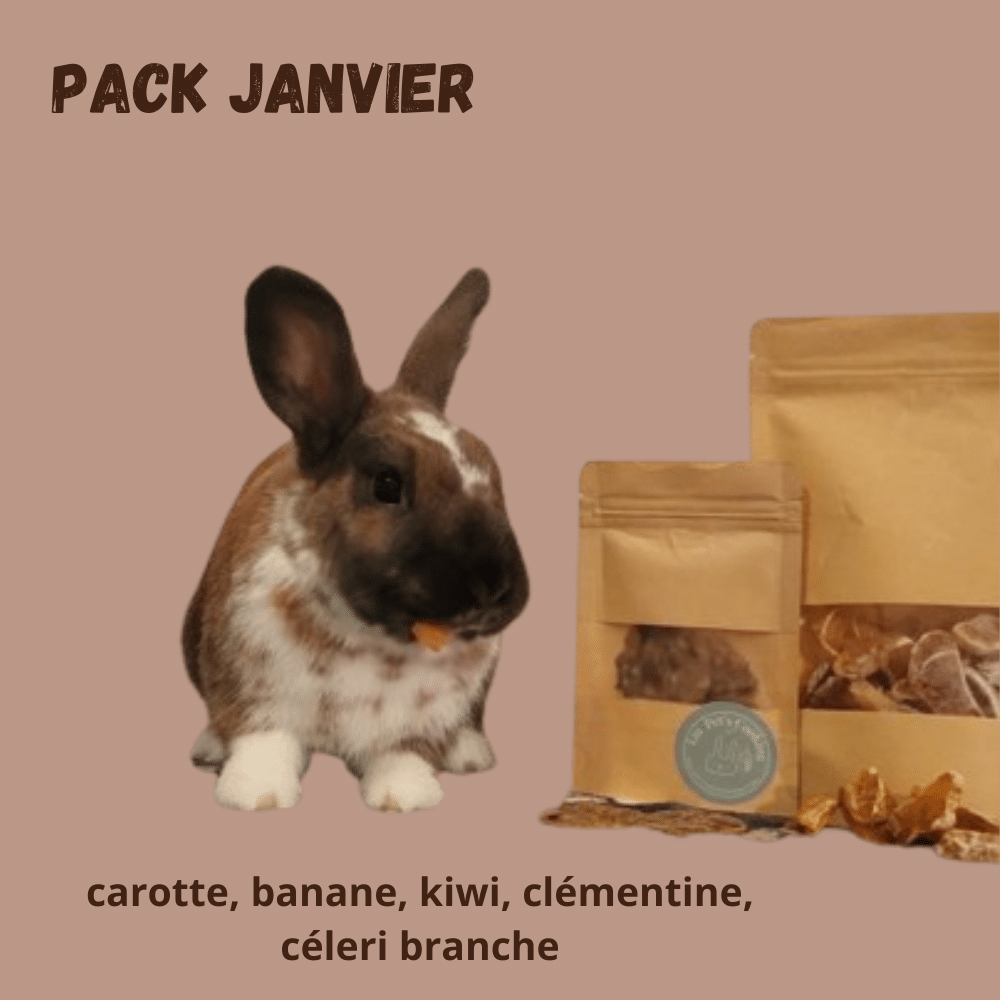 Friandises lapins - pack - Friandises naturelles et sans additifs